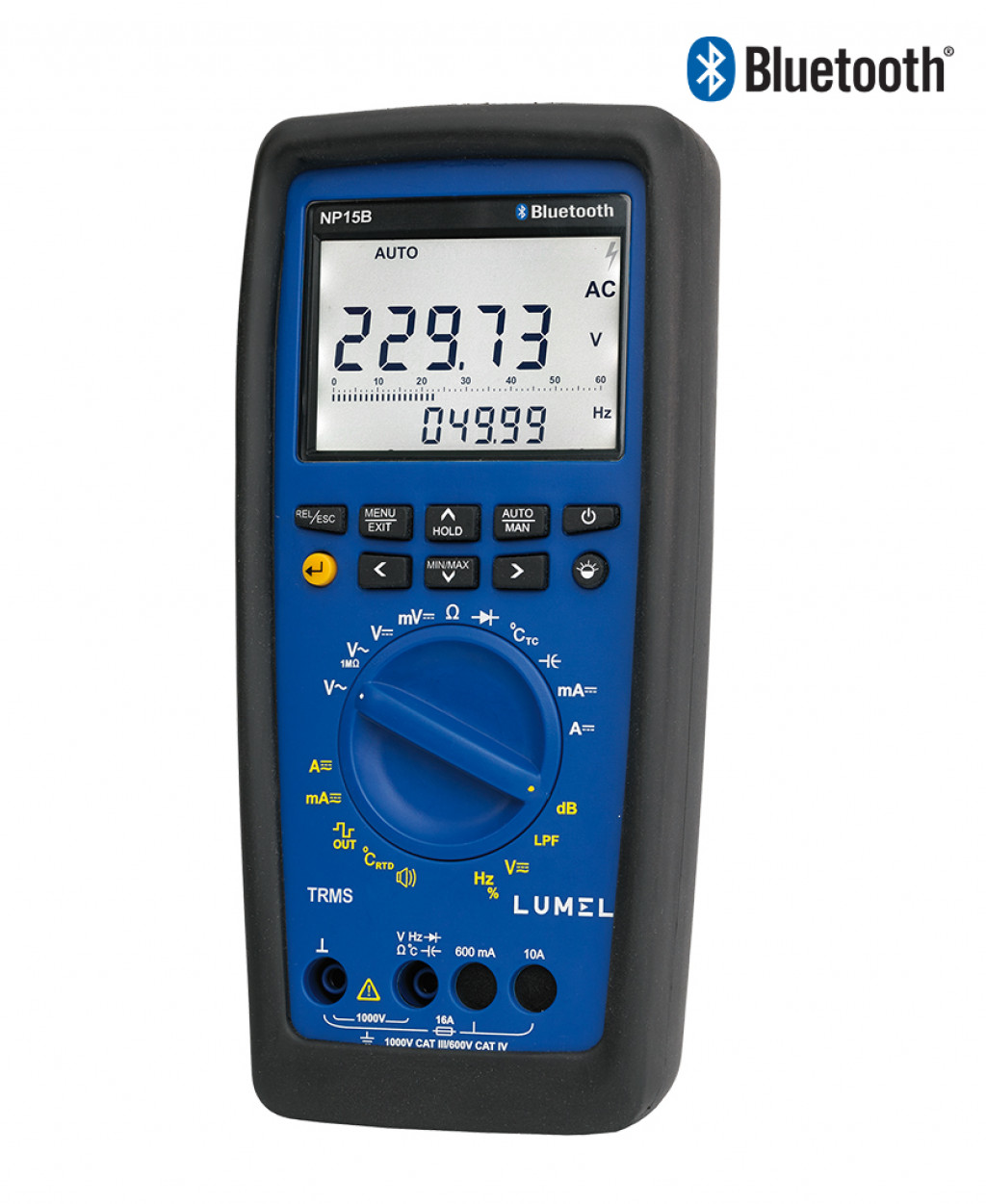 True RMS digital multimeter with data logging, view function &amp