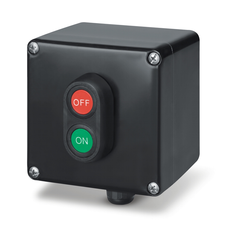 122x120x90mm IP66 ON/OFF 1NO+1NC PUSH BUTTON THERMOSETTING