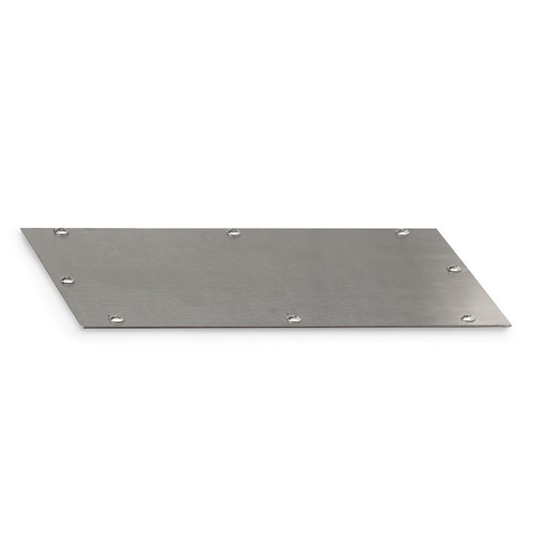 114x255mm GREY STAINLESS STEEL [AISI304L] Silicone