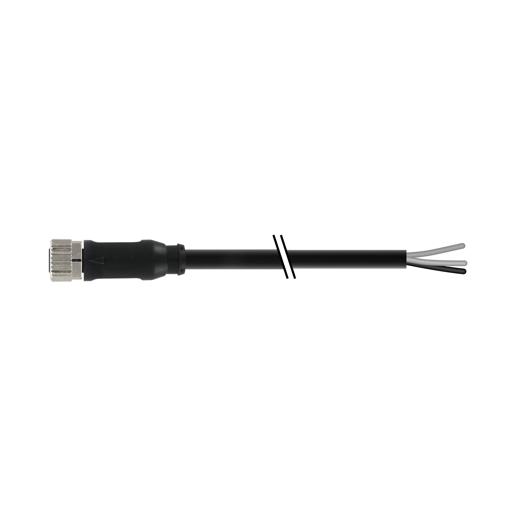 Cable connector M8 Straight SOCKET 4 wires 0.25 mm2
