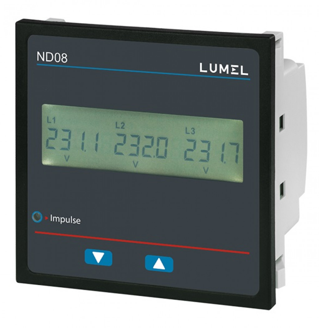 1 and 3-phase power network meter ND08